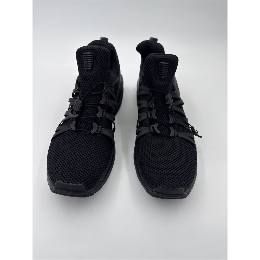 Nike Shox Gravity Running Shoes Mens Size 11 Triple Black/Black/Black AR1999-001